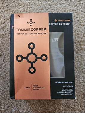 Tommie Copper Men's Cotton Trunk Underwear Small Navy